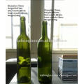 750ml dark green wine glass bottle for red wine